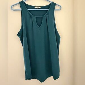 Maurices Teal Keyhole Tank Top